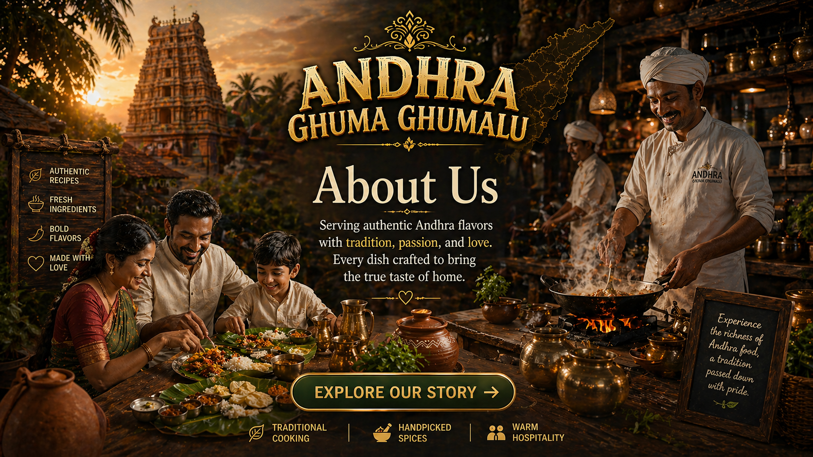 Andhra Ghumaghumalu Our Story & Legacy